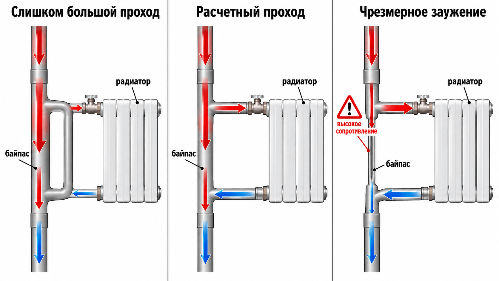 Диаметр байпаса